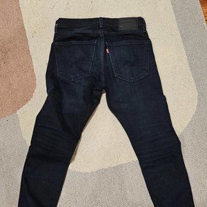 Levis Skinny Taper 30x30 Navy Jeans